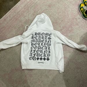 Chrome hearts zip up hoodie. Authentic. Size S